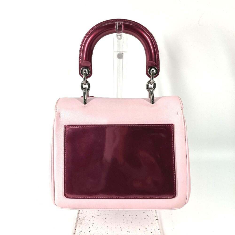 CHRISTIAN DIOR Pink Leather Shoulder Bag - Picture 2 of 16